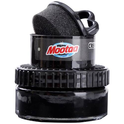 Mootaa鞋油黑色擦鞋神器无色通用亮面高级保养皮鞋油真皮不掉色