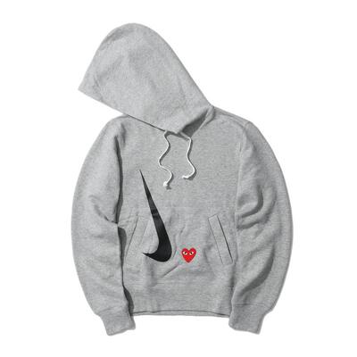 IT CDG PLAY COMME des GARÇONS川久保玲女连帽卫衣爱心刺绣印花