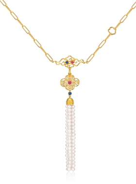 吾往国风配饰祥云衔珠天然