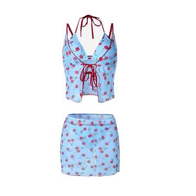 辣妹度假比基尼四件套遮肉显瘦