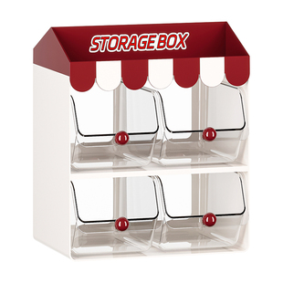 胶囊咖啡收纳桌面办公室茶水间吧台展示盒创意零食挂耳茶包置物架