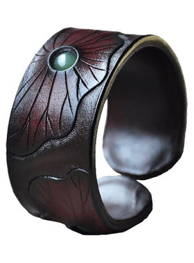 原创牛皮七夕礼品手镯送闺蜜