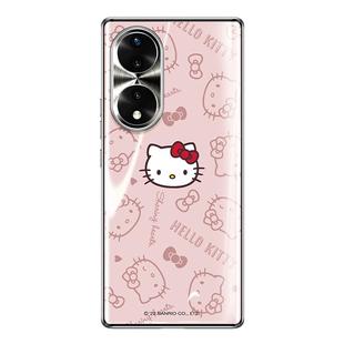 hello kitty适用华为p50pro手机壳p40新款女曲面屏高级感p5O全包防摔por限量高档潮网红气质凯蒂猫pr0散热套