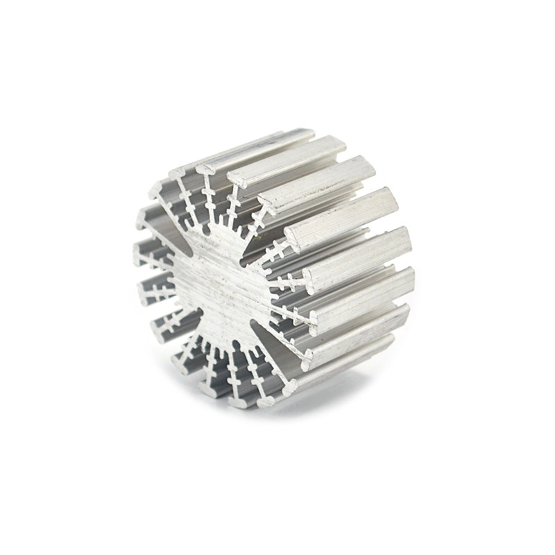 LED散热片 圆形筒灯1W3W5瓦太阳花散热器 铝材 DIY灯具配件 20mm