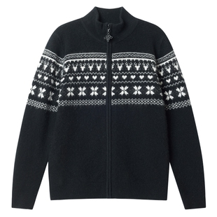 【100%山羊绒】鄂尔多斯童装25秋冬新品半高领保暖虚提儿童开衫