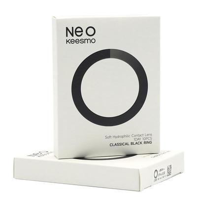 韩国NEO经典小黑环系列日抛10片彩色隐形眼镜自然芭蕾灰环官方