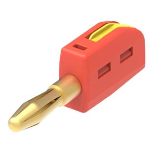 新型免焊快接4mm大电流32A香蕉插头镀金灯笼头电力测试仪器插头