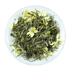 茉莉毛尖雪芽飘雪花茶2025新茶四川雅安蒙顶山特级浓香型散装茶叶