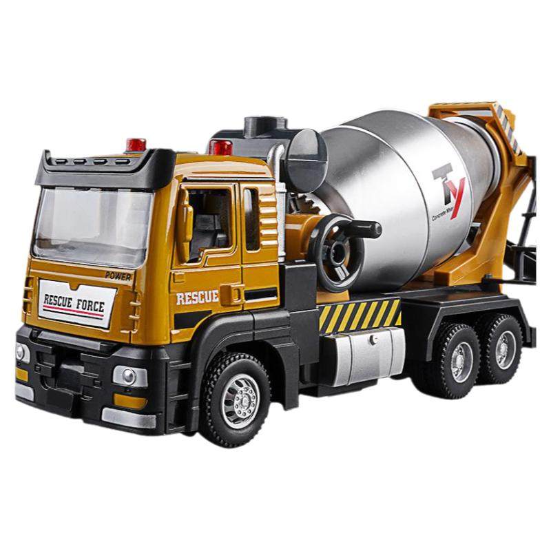 合金搅拌车玩具儿童大号混凝土水泥机小男孩罐车工程车类模型套装