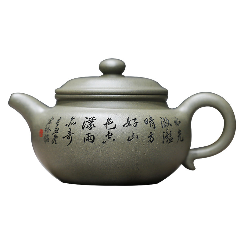 手工刻绘手写证书持壶照片紫砂壶