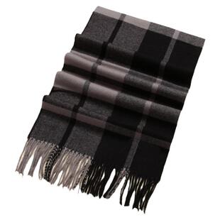 男围巾年轻青年人中老年中年男士围巾女冬季爸爸爷爷围脖加厚保暖