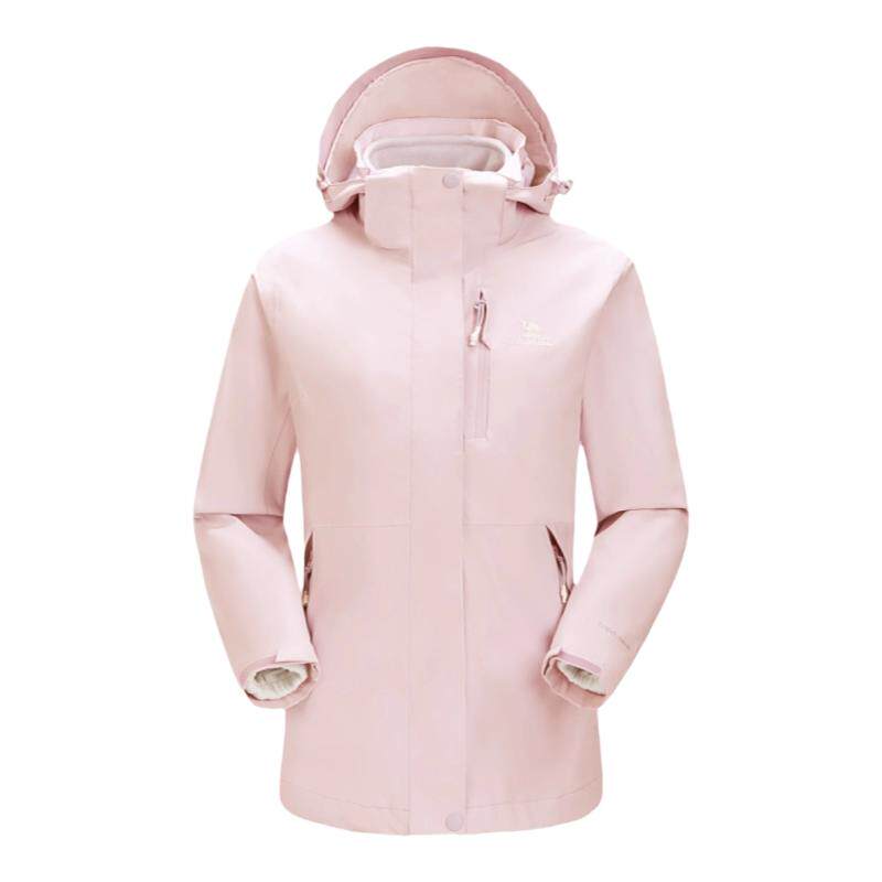 骆驼女装冲锋衣三合一登山服外套