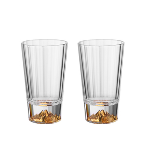 金山蓝山二两轻奢白酒杯套装水具玻璃杯家用高端酒具分酒器小酒杯