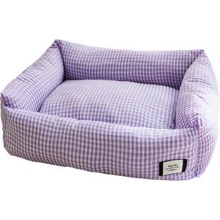 狗窝四季通用可拆洗夏季宠物狗狗床小型犬泰迪比熊狗垫子夏天猫窝