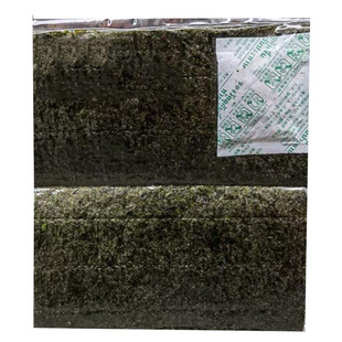 半切海苔台湾饭团原味紫菜墨绿色翠绿色包饭即食休闲一包100片