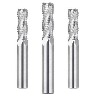松崎四刃波纹铣刀波刃钢件铝用开粗皮刀高速钢玉米4刃数控立铣刀
