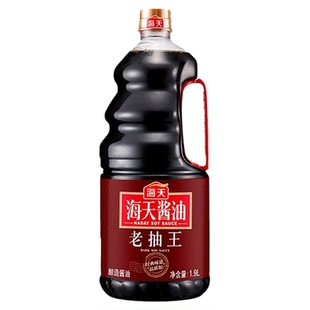 海天酱油老抽王1.9l/瓶实惠大桶装老抽炒菜红烧卤味凉拌调料家用