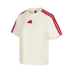 adidas阿迪达斯三叶草夏男女棉质运动修身短袖圆领T恤透气 KB2460