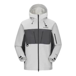 骆驼户外抓绒衣女26秋冬加绒长袖T恤摇粒绒上衣男圆领防静电卫衣