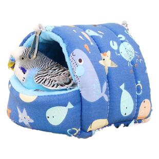 鹦鹉保暖棉窝保暖睡窝玄凤牡丹珍珠虎皮过冬天休息窝用品大全