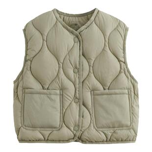 [校服神器]马克珍妮男女童三防超轻保暖羽绒服马甲宝宝冬装231189