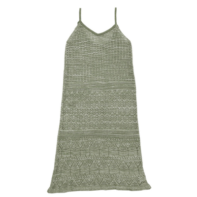 MOCA人鱼显瘦复古镂空吊带连衣裙