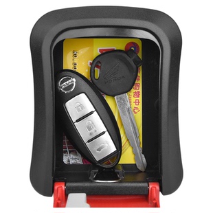 装修密码钥匙盒猫眼盒子民宿工地免打孔防盗门锁工程墙壁临时钥匙