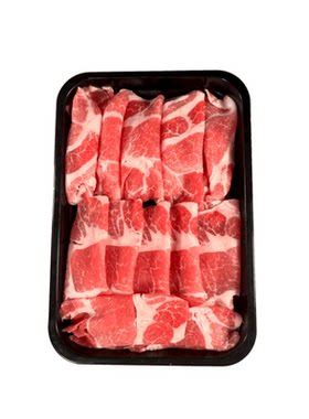 惠越火锅食材新鲜猪梅花肉片包邮
