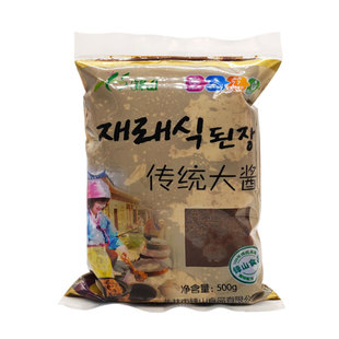 正宗韩国大酱汤专用酱韩式料理延边朝鲜族黄豆清国酱东北臭酱1kg