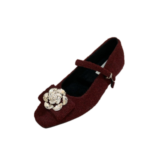 加绒单鞋女粗跟法式2025年新款网红时尚舒服时尚毛毛保暖玛丽珍鞋