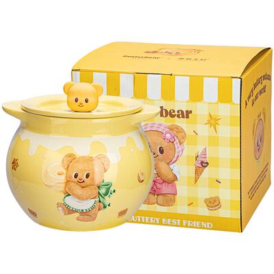 摩登主妇黄油小熊猪油罐辣椒油罐