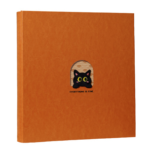 皮质相册本纪念册大容量家庭情侣旅行相簿5寸6寸拍立得照片书影集