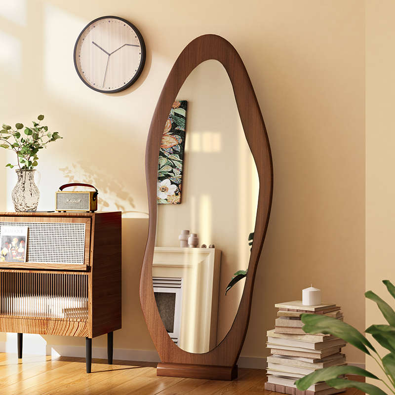 中古全身镜落地镜女生家用高清不变形壁挂镜穿衣镜挂墙试衣大镜子