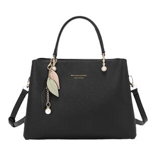 稻草人手提包女2026新款真皮大气上档次包包大容量单肩斜挎妈妈包