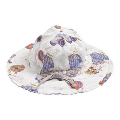 英氏婴儿防晒帽双面可用A类