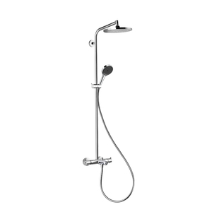 汉斯格雅 恒温淋浴花洒套装柯洛梅达240圆顶喷可升降卫浴26177007