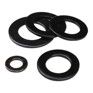 8.8级高强度发黑平垫垫片圈介子M3/4/5/6/8/10/12M14M16M18M20M36