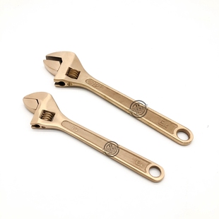 防爆活扳手活动扳手铜制活络扳手防磁无火花活口扳手12寸铜板子