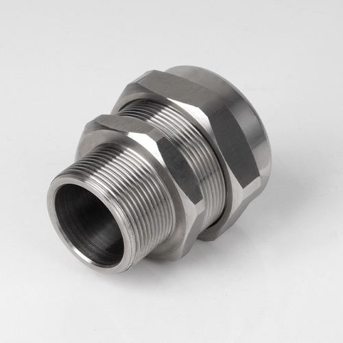 防爆铠装格兰头接管电缆不锈钢兰葛填料函夹紧固定密封式双头304