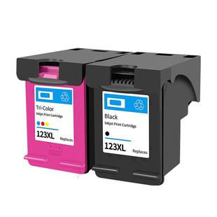 适用惠普123墨盒xl可加墨HP2130 2132 2131 1112 1111 2620 2621 2630 2632打印机5020 5255墨盒黑彩色墨水盒
