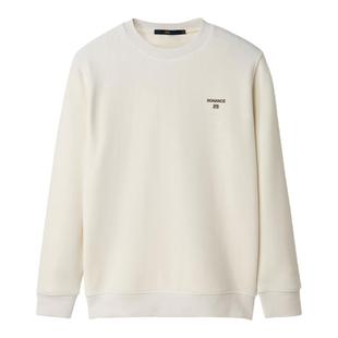 HLA/海澜之家内里加绒针织衫25秋冬新圆领硅胶小标弹力加厚毛衣男