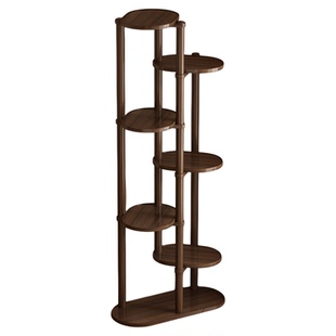 实木花架阳台落地式绿植花盆置物架可承重高级感盆栽架子客厅多层