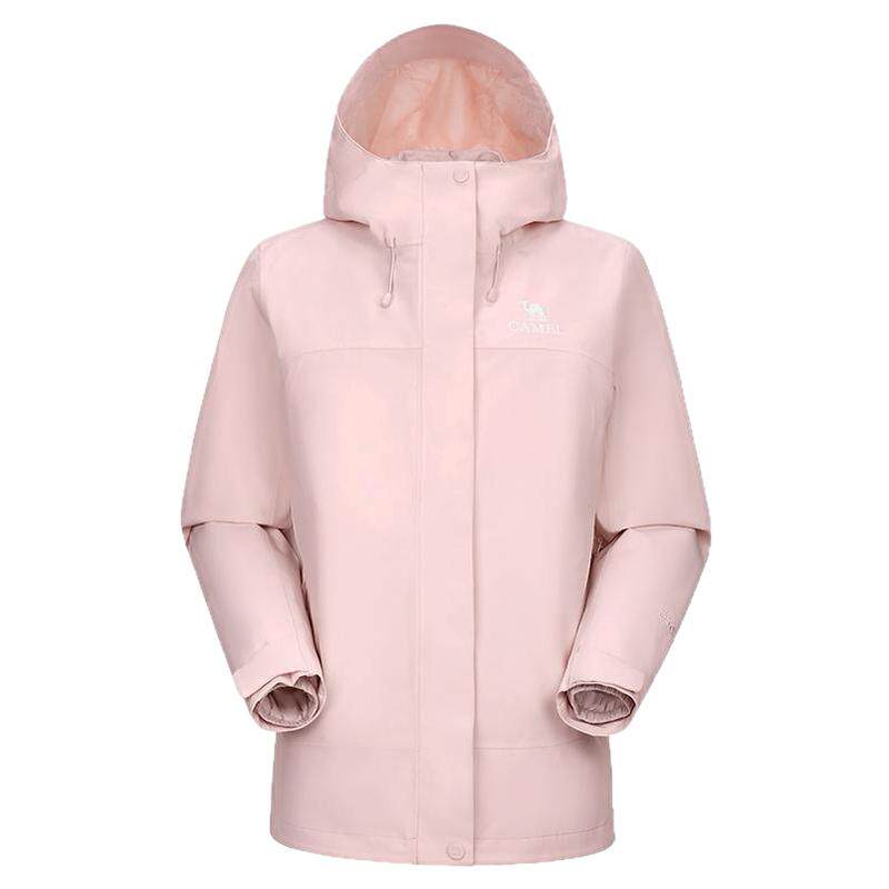 骆驼羽绒服冲锋衣三合一可拆卸