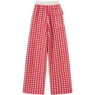 气场是穿出来的!大克重加厚羊绒裤子女外穿阔腿裤羊绒直筒休闲裤