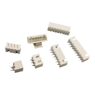 XH2.54mm直针米黄色254插座耐高温3pin插针2P4P5P6P810-12P连接器