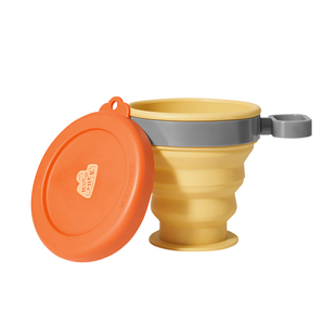 KK树折叠水杯便携式旅行漱口杯子食品级硅胶户外露营压缩杯耐高温