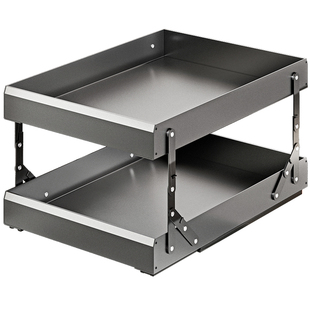 折叠厨房双层拉篮抽屉式橱柜内分层置物架800柜体调味料收纳架子