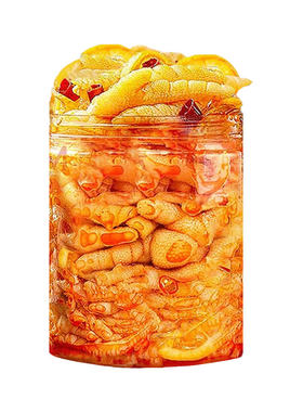 无骨鸡爪柠檬酸辣脱骨零食旗舰店