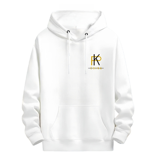 搭配一套衣服加绒加厚连帽套头卫衣秋冬款大码宽松套装卫裤子男士