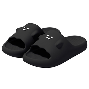 可爱踩屎感拖鞋女款外穿2025新款室内家居浴室洗澡厚底防滑凉拖男